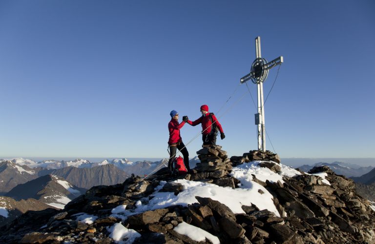 Bergsteigen mit Hüttenübernachtung